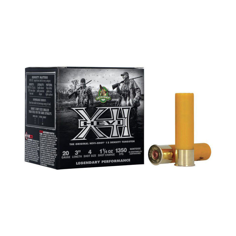 HEVI-Shot HEVI-XII Waterfowl 20 Gauge 3" 1 1/4 oz #4 Shot