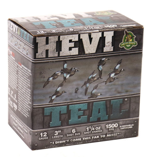 HEVI-Shot HEVI-Teal Waterfowl 12 Gauge 2 3/4" 1 1/8 oz #6 Shot