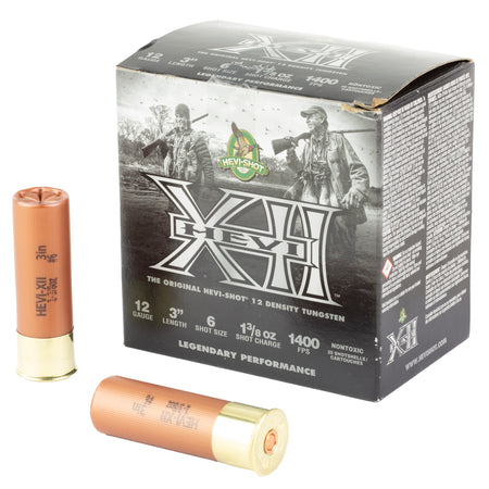 HEVI-Shot HS51206 HEVI-XII Waterfowl 12 Gauge 3" 1-3/8oz #6 1500 fps