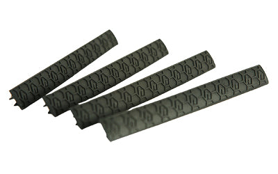 HEXMAG M-LOK WedgeLOK, Rail Covers, Slot Cover Grip, Black HX-MLC-4PK-BLK