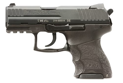 HK 81001108 P30SK V3 Sub-Compact Frame 9mm Luger 10+1 3.27" Black Steel Barrel, Black Cerakote Serrated Steel Slide, Black Polymer Frame w/Picatinny Rail, Ambidextrous