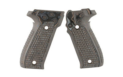 Hogue Extreme G10 Piranha Grip, Fits Sig Sauer P226, G-Mascus Black/Gray 26137-BLKGRY