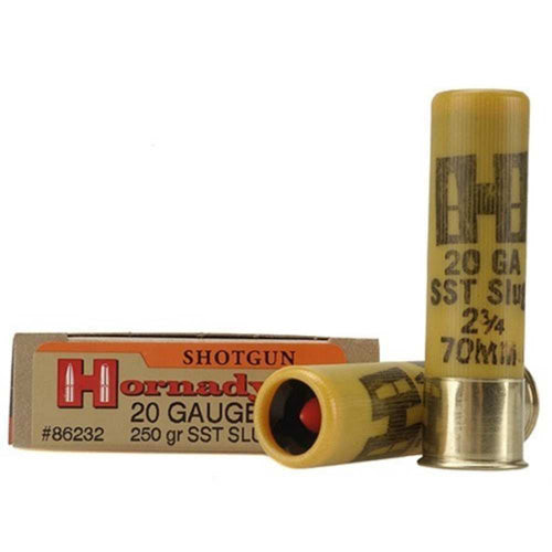 Hornady SST Hunting 20 Gauge 2 3/4" 250gr FTX Sabot Slug