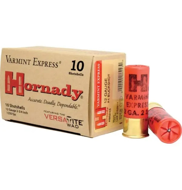 Hornady Varmint Express Coyote 12 Gauge 2.75" #4 Buckshot