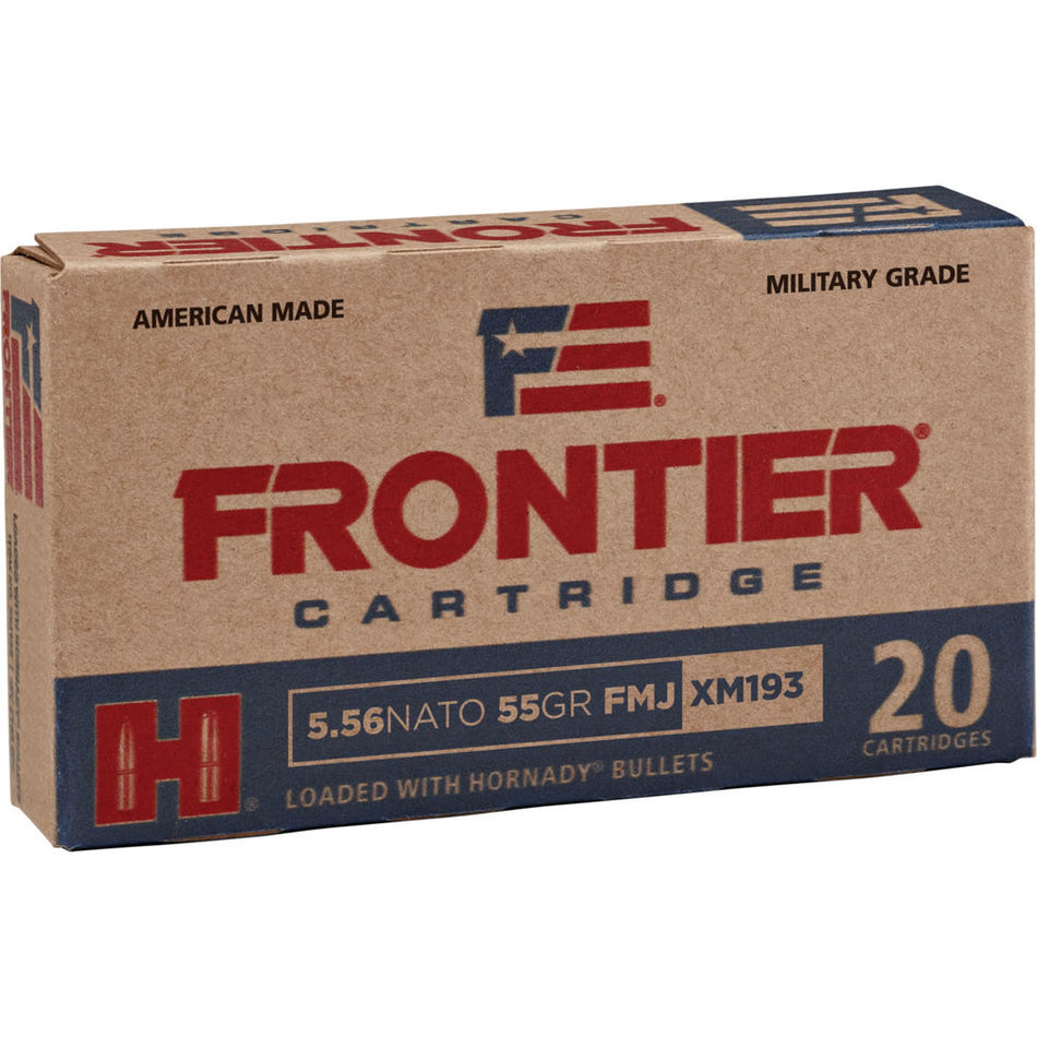 Hornady .223 Remington Frontier Cartridge 55gr BTHP Ammo