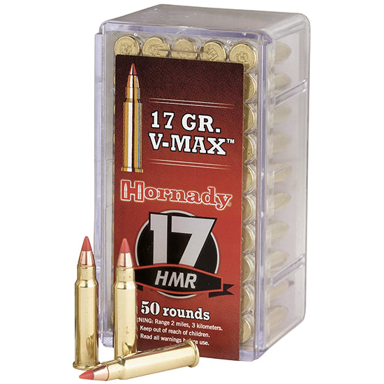 Hornady .17 HMR Varmint Express 17gr V-Max Ammo