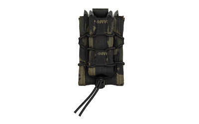 High Speed Gear Double Decker TACO, Dual Magazine Pouch, Molle, Fits (1) Rifle Magazine and (1) Pistol Magazine, Hybrid Kydex and Nylon, Multicam Black 11DD00MB