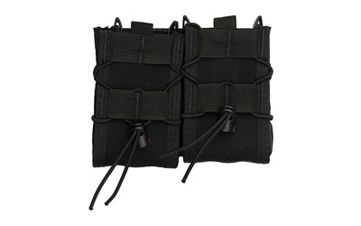High Speed Gear Double Rifle TACO, Dual Magazine Pouch, Molle, Fits Most Rifle Magazines, Hybrid Kydex and Nylon, Black 11TA02BK