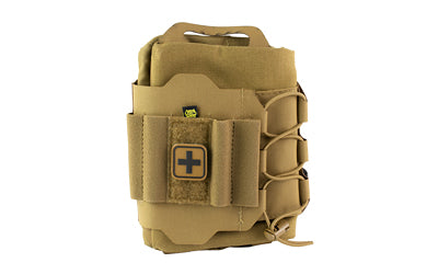 High Speed Gear ReFlex IFAK System, Compatible with MOLLE and Belts 1.5"-2.5", Nylon Construction, Coyote Brown, Medical Items Not Included 12RX00CB