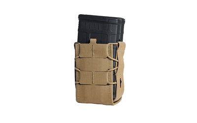 High Speed Gear X2R, Magazine Pouch, Fits (2) AR-10 Magazines, Nylon/Thermoplastic Construction, Coyote 242R01CB