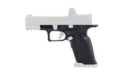 Icarus Precision A.C.E. X, Grip Module, Fits Zev OZ9 X, Aluminum Construction, Anodized Finish, Black OZ9_X_BLK