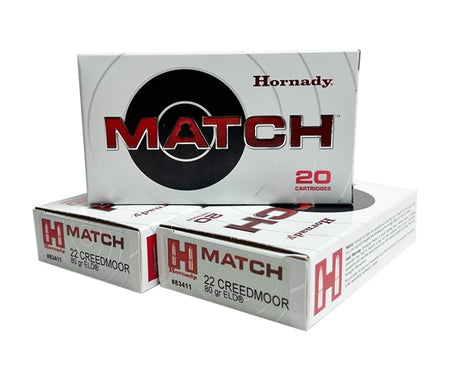 Hornady .22 Creedmoor 80gr ELD Match Ammo