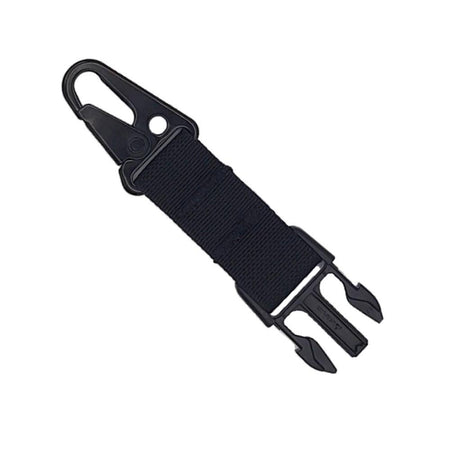 TacShield Sling Attachment Side Release Buckle Attachment for HK Snap Hook Black