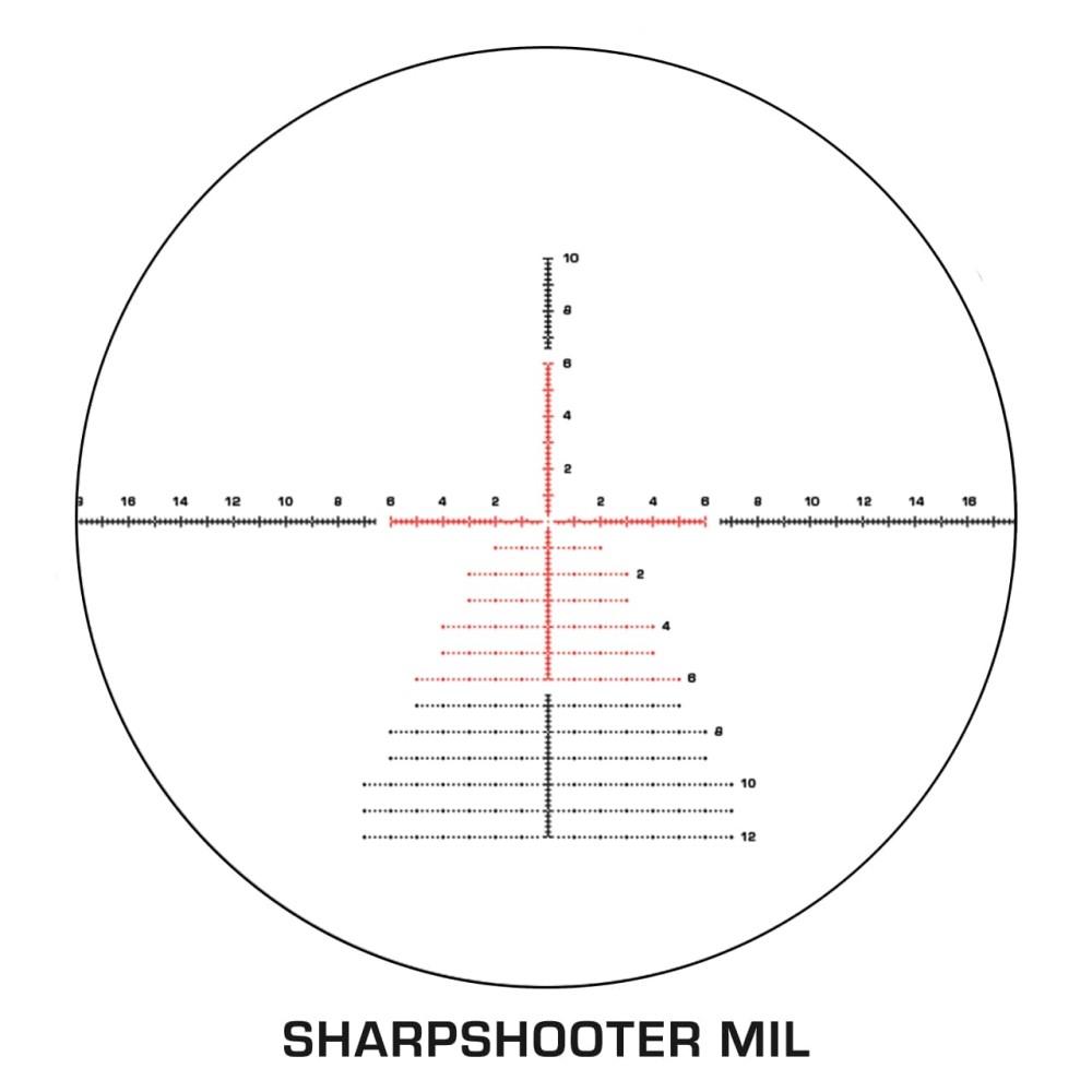 Swampfox Optics Patriot Precision 4-16x44mm Sharpshooter MIL
