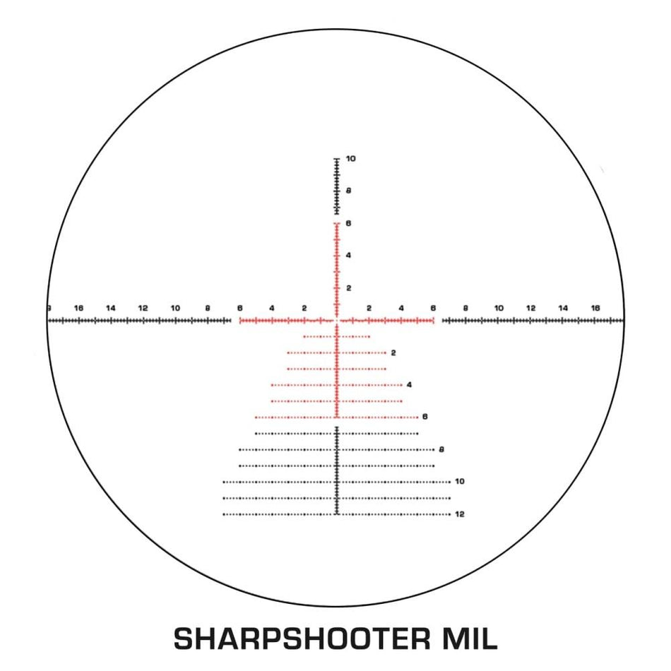 Swampfox Optics Warhawk 5-25x56mm Sharpshooter MIL
