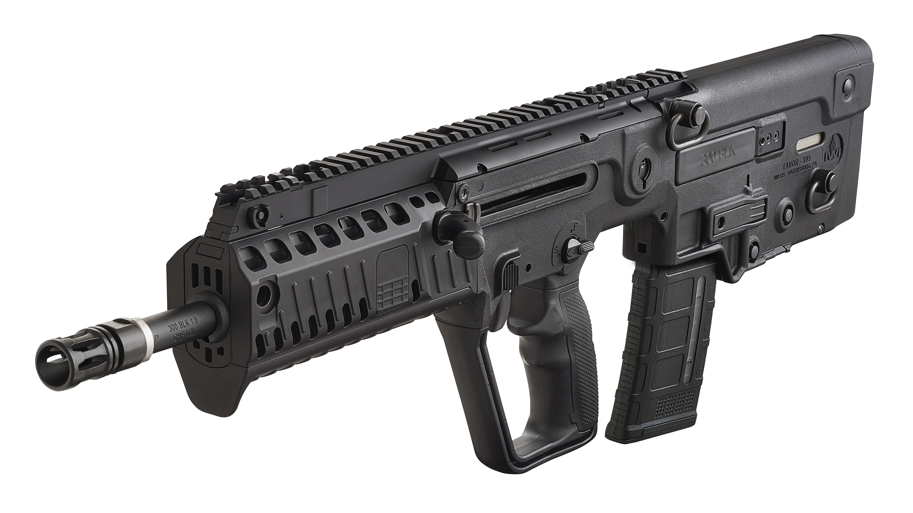 TAVOR X95 300BLK 16.5" 30+1 FLATTOP/BULL PUP/BUIS W/TRITM