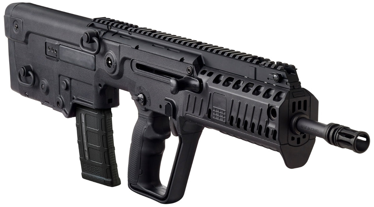 IWI US XB16L Tavor X95 5.56x45mm NATO Caliber with 16.50" Barrel, 30+1 Capacity, Black Metal Finish, Black Fixed Bullpup Stock & Polymer Grip Left Hand