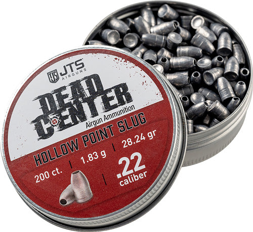 JTS DEAD CENTER SLUGS 22 CAL HOLLOW POINT 28.24 GR 200CT