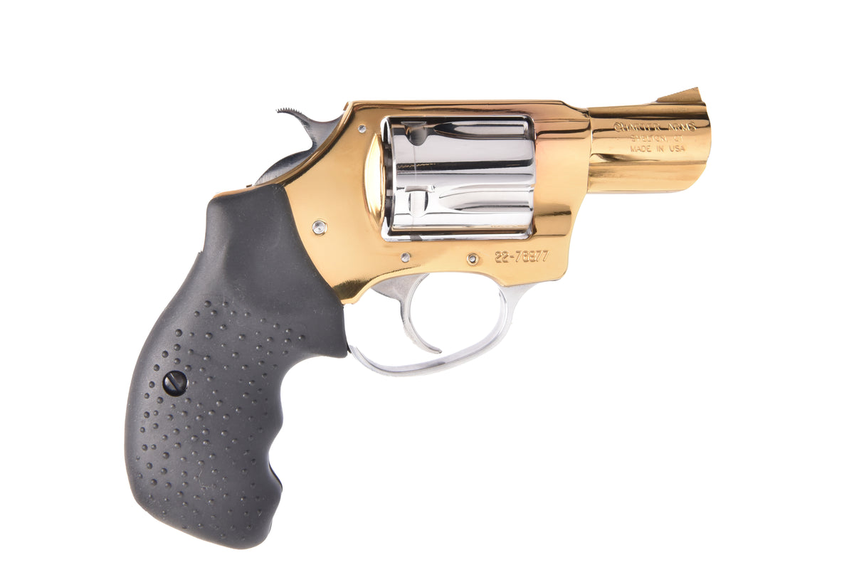 CHARTER GOLD 38SPC HIPOLISH 2" RUBBER GRIPS / 5-SHOT