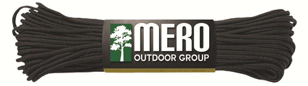 Mero 550 Paracord - 100' 550 lb Black