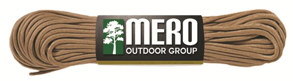 Mero 550 Paracord - 100' 550 lb Tan