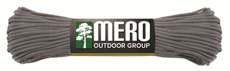Mero 550 Paracord - 100' 550 lb Gray Charcoal