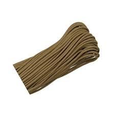 Mero 550 Paracord - 100' 550 lb Brown Coyote