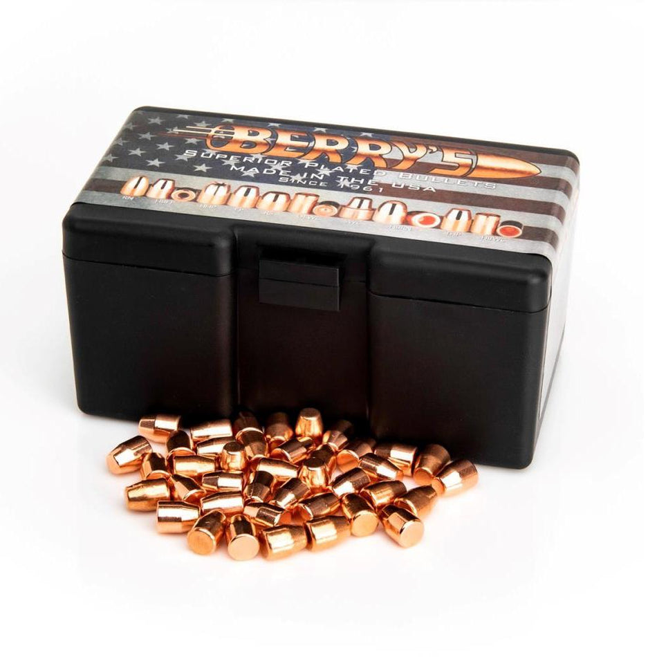 Berry's Preferred Plated Pistol Bullets 9mm .356" 124gr FP 1000/ct