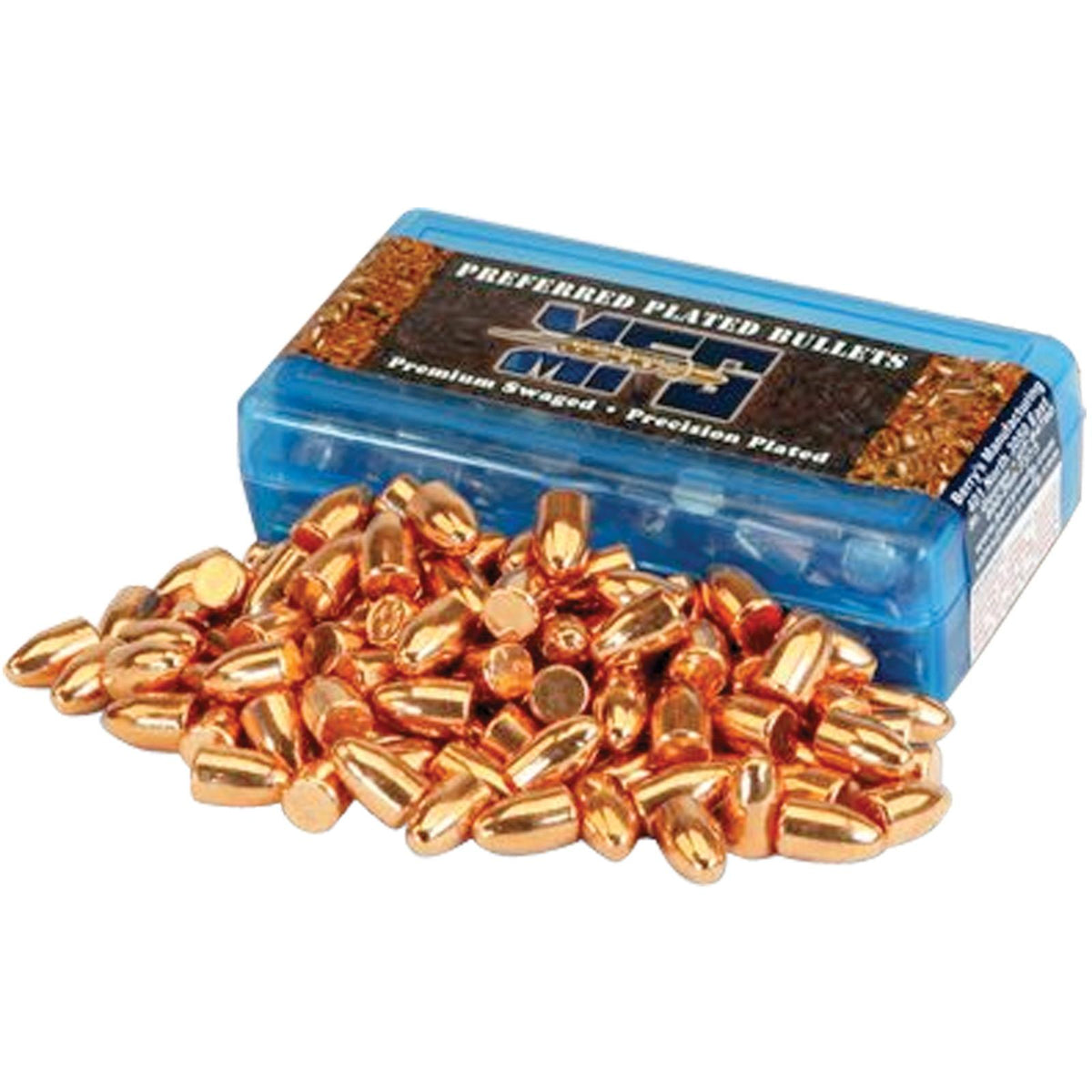 Berry's Preferred Plated Pistol Bullets .45 cal .452" 200 gr FP 250/ct