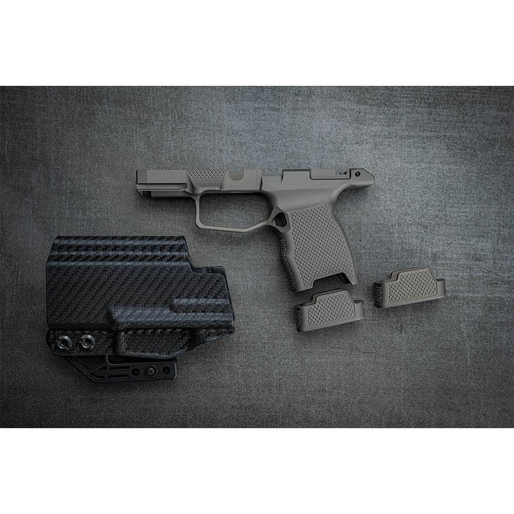 Juggernaut JT P365 Grip Module with No Safety and Two 10rd XL Base Plates Grey