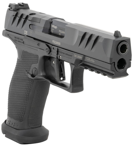 Walther, PDP Pro-E, Striker Fired, Semi-automatic, Polymer Frame Pistol, Full Size, 9MM, 4.5" Barrel, Nitride Finish, Black, Adjustable Sights, Optics Ready, 20 Rounds, 3 Magazines