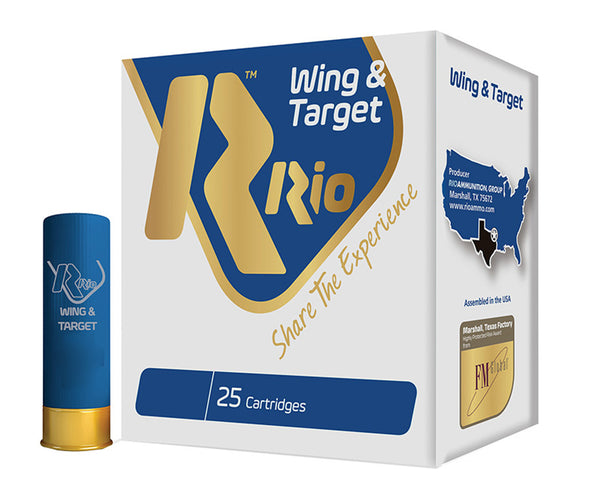 Rio Ammunition WT288 Wing & Target 12 Gauge 2.75" 1 oz 8 Shot