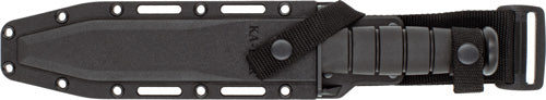 KA-BAR FIGHTER KNIFE 8" STRAIGHT EDGE W/PLASTIC SHEATH