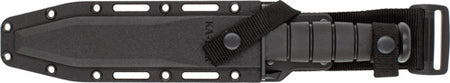 KA-BAR FIGHTER KNIFE 8" STRAIGHT EDGE W/PLASTIC SHEATH