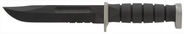 KA-BAR D2 EXTREME KNIFE 7" SERR W/PLASTIC SHEATH