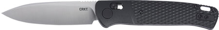 CRKT COUNTERPART 3.38" PLAIN EDGE BLACK CROSSBAR LOCK