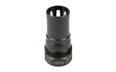 KAK Industry Plan B A2 Flash Hider, 1/2X28 Thread Pitch, 223-9MM (.375" Bore), Plan B Compatible, Nitride Finish, Black 410-2103-003