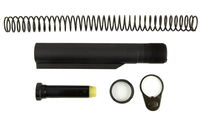 KAK Industry AR-15 Carbine Buffer Tube Kit, Mil-Spec, Anodized Finish, Black AR15-KT-003