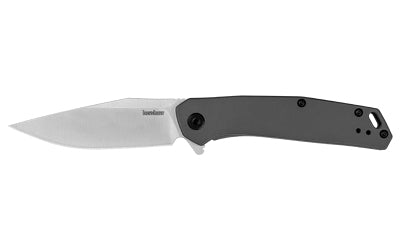 Kershaw ALIGN, 3.15" Folding Knife, Clip Point Plain Edge, Stainless Steel Handle, 8Cr13MoV Steel, Satin Finish, Gray PVD Coating 1405
