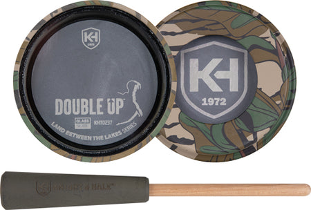 KNIGHT AND HALE DOUBLE UP POT CALL GLASS/SLATE MO GREENLEAF