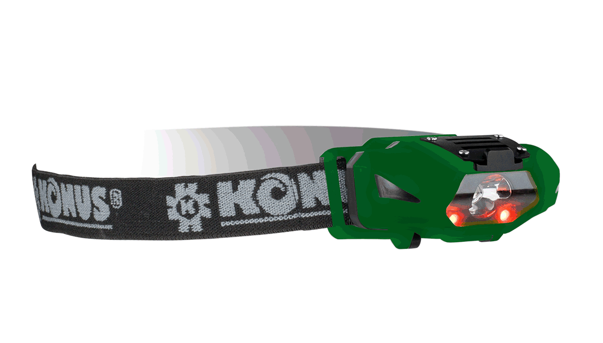 Konus Konusflash-5 Adjustable LED Headband Headlamp 60 Lumens