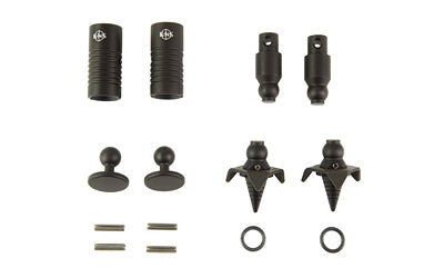 KNS Precision, Inc. Snapfoot, Quick Change Modular Bipod Kit, Fits Harris Bipods, Matte Finish, Black Snapfoot-Harris Kit