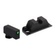Ameriglo Optic Compatible Sight Set for Glock Gen 5 A-Cut Green with Black .240" Front Black Rear