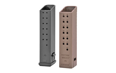 KRISS USA, Inc Magazine Extension, 45 ACP, +17 Rounds. Flat Dark Earth, Fits Kriss VECTOR, 3 Pack, Fits Glock 21 Magazines KVA-MX2K45FD01