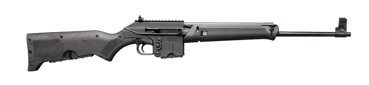 Kel-Tec SU16BLK SU-16 Sport Utility 5.56x45mm NATO Caliber with 18.50" Barrel, 10+1 Capacity, Black Metal Finish, Black Fixed Storage Compartment Stock Right Hand