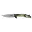 Kershaw Shoreline Bass Folding Knife 3" Drop Point Blade Green Bass