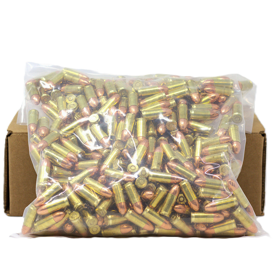 K7 9mm Luger 124 Grain Complete Metal Jacket (CMJ) Range Ammo Value Pack(500ct) - MADE IN THE USA