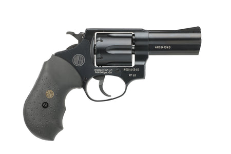 Rossi 2-RP631 RP63 Small Frame 357 Mag 6 3" Matte Matte Black Barrel, Matte Steel Frame, Black Textured Rubber Grip, Hammer Block Safety, Exposed Hammer