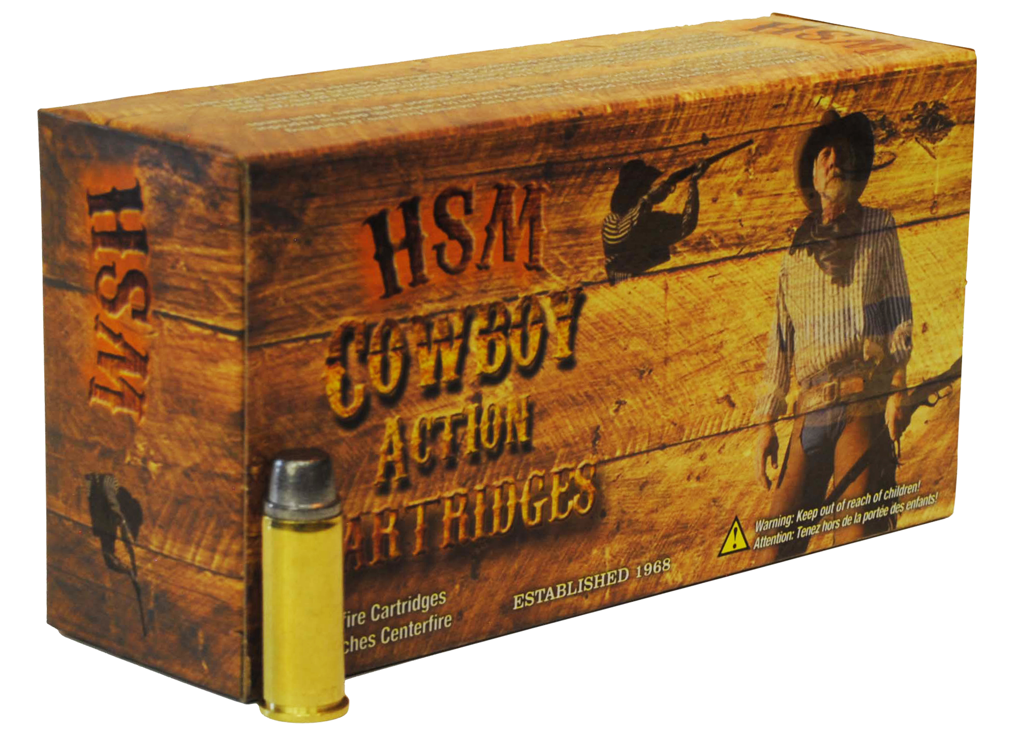 HSM .41 Rem Mag Cowboy Action 210gr SWC Ammo