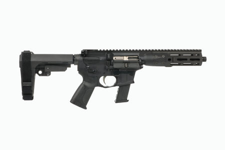 LWRC ICP9B8SBA3 IC-9 9mm Luger 8.50" 30+1 Black Nitride Threaded Barrel, Black Anodized Aluminum Picatinny Rail Receiver, SB Tactical SBA3 Brace, LWRC Ultra Combat Grip, Ambidextrous